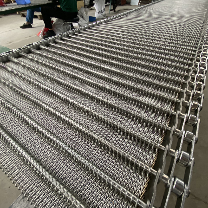 Productos de material de acero que normalizan la correa de malla del horno.