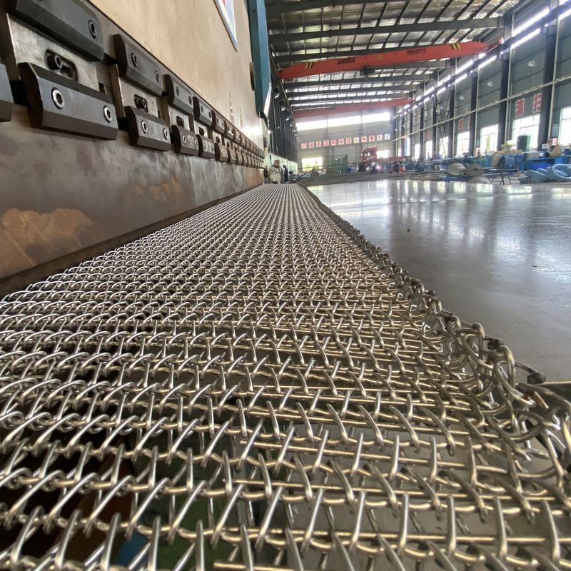 Cinta transportadora para secado de snacks