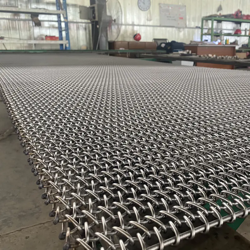 Correa de malla para hornos de soldadura fuerte de aluminio
