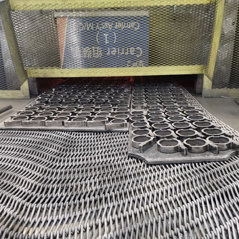 Correa de malla para horno de sinterización a base de cobre