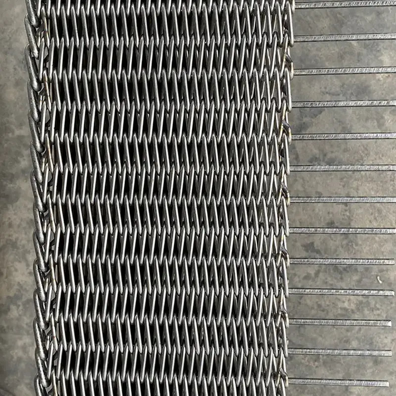 Correa de malla para horno de sinterización de piezas automotrices
